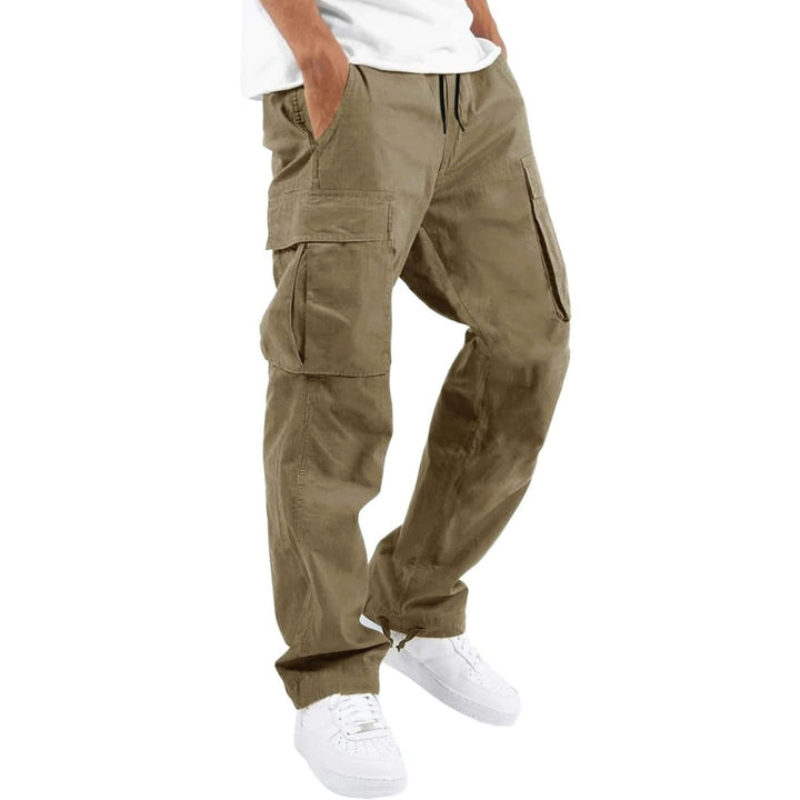 Loose fit cargo pants front view