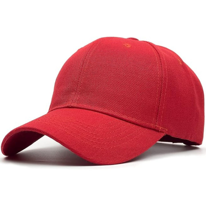 Structured baseball cap with stitched eyelets