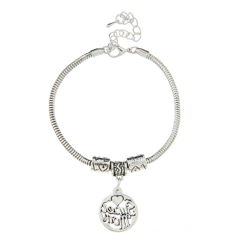Super Mom Charm Bracelet