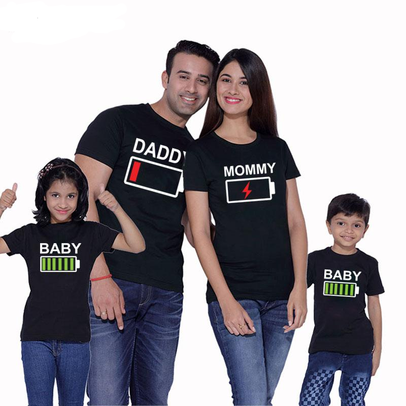 Family Matching Outfit - Battery Levels