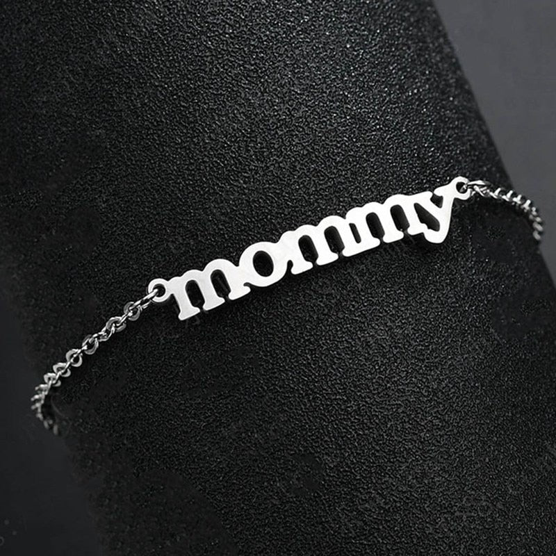 Mommy Stainless Steel Bracelet – Gold or Silver