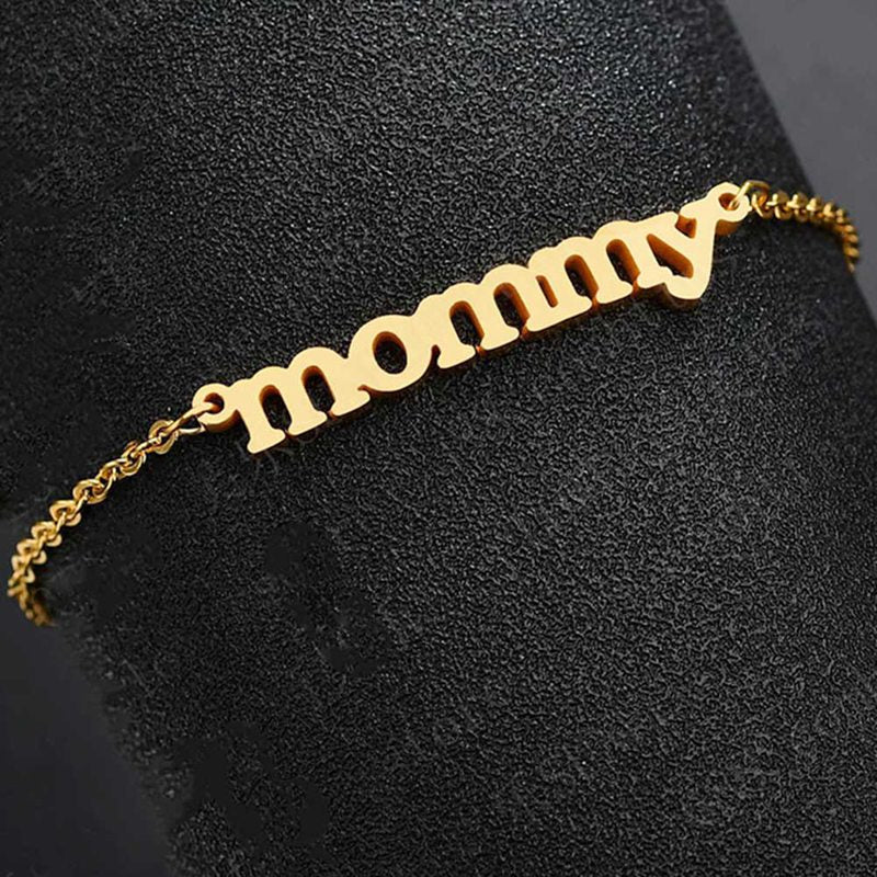 Mommy Stainless Steel Bracelet – Gold or Silver