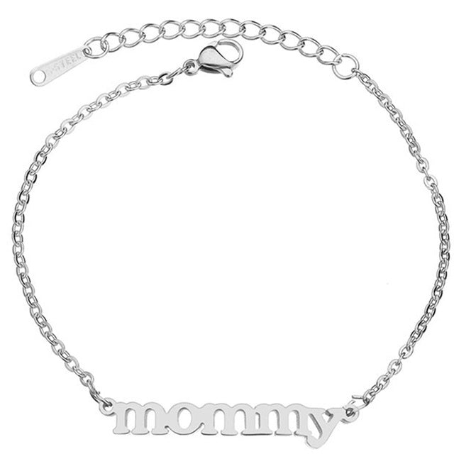 Mommy Stainless Steel Bracelet – Gold or Silver