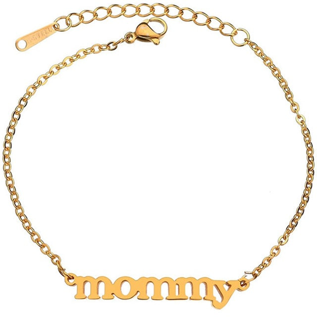 Mommy Stainless Steel Bracelet – Gold or Silver